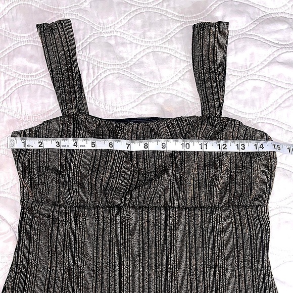 And Now This metallic bodysuit size S - Picture 9 of 10